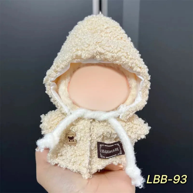 17cm plastic doll costume for vinyl figurines with multiple style options