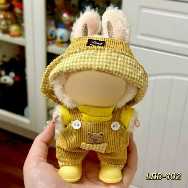 17cm plastic doll costume for vinyl figurines with multiple style options