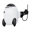 White portable baby stroller shaking device with automatic rocking and Bluetooth features