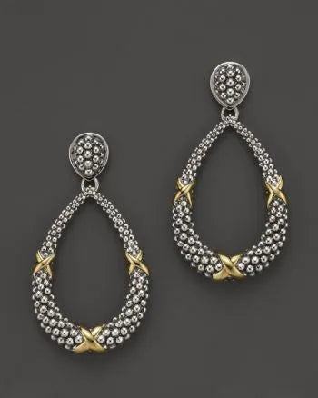 Retro antique silver earrings with animal zodiac motif on silver background