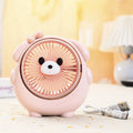USB desktop electric fan in plastic housing with three-speed settings and quiet operation