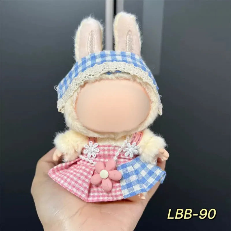 17cm plastic doll costume for vinyl figurines with multiple style options
