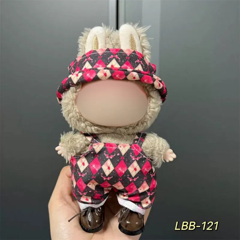 17cm plastic doll costume for vinyl figurines with multiple style options