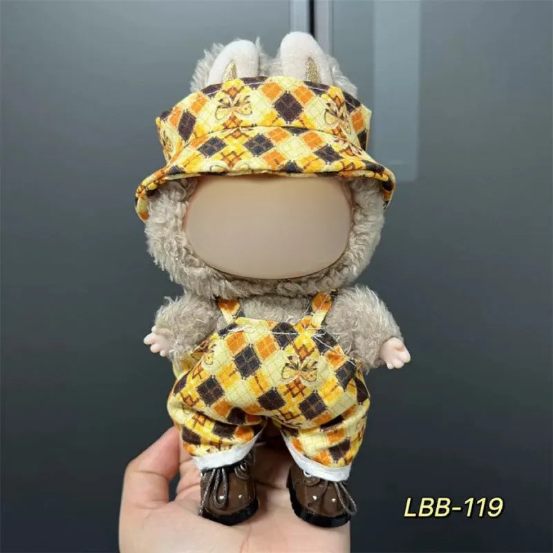 17cm plastic doll costume for vinyl figurines with multiple style options