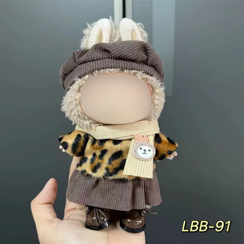 17cm plastic doll costume for vinyl figurines with multiple style options