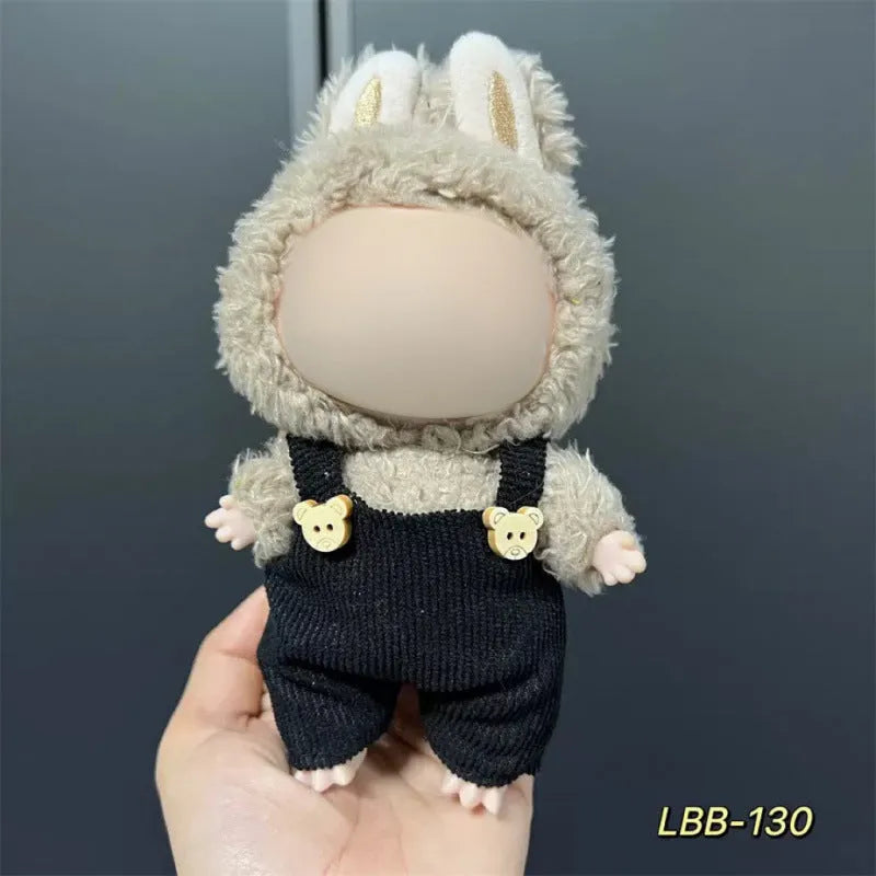 17cm plastic doll costume for vinyl figurines with multiple style options