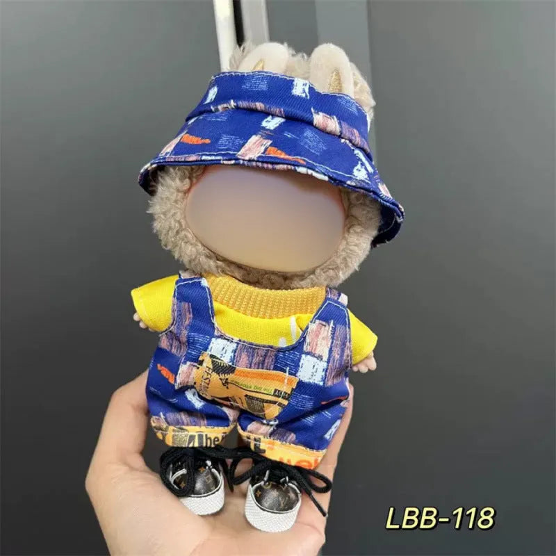 17cm plastic doll costume for vinyl figurines with multiple style options