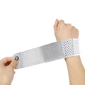 High elastic breathable athletic wristguard for wrist support in black, grey, or pink.