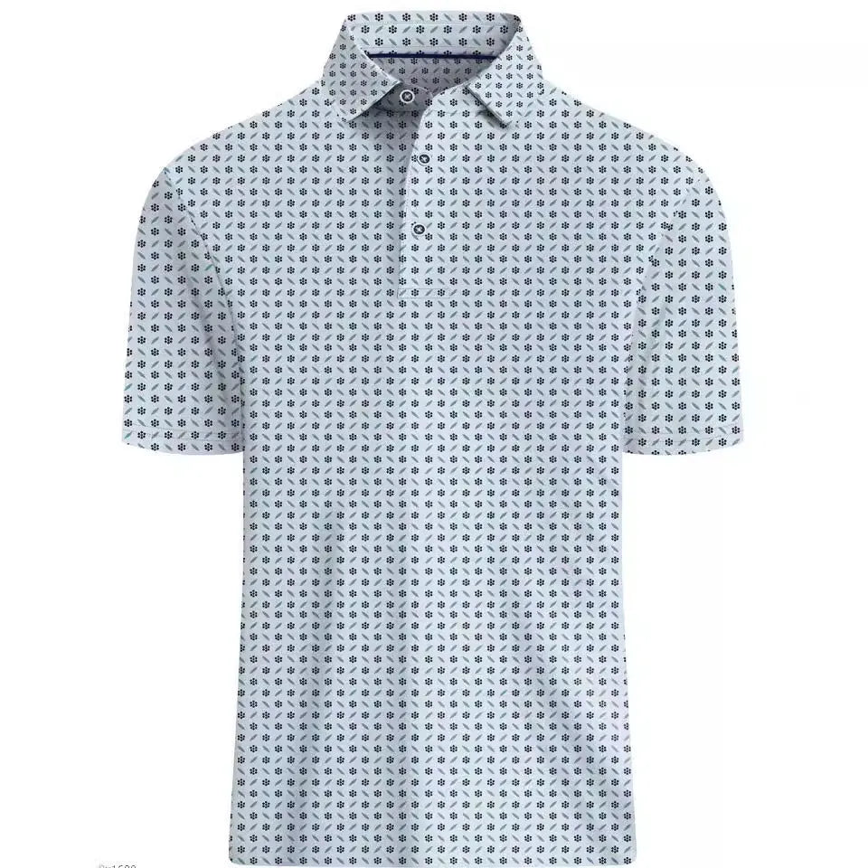 Men's 3D printing graphic short sleeve T-shirt in retro Japanese style with zip detail on mesh fabric