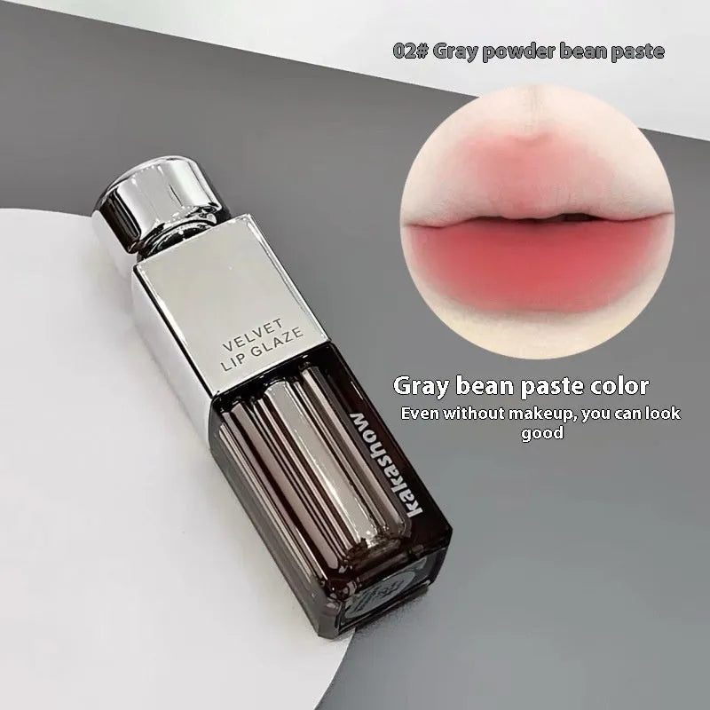 Kakashow Velvet Lip Paint lipstick bullet in matte finish, shown in one of six available shades.