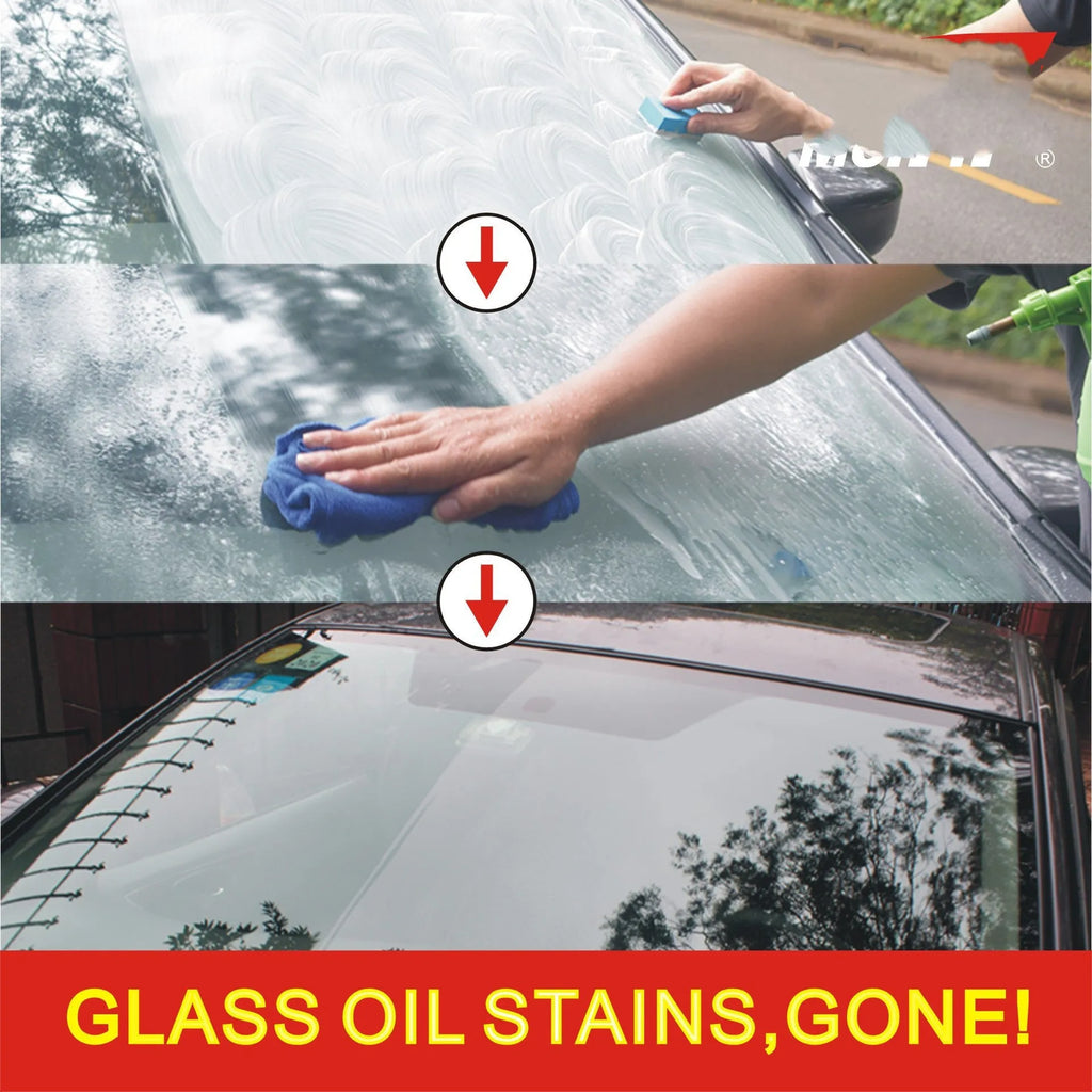 Automotive glass water anti-fog cleaning product in white English version bag with 15ml capacity