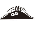 Self-adhesive body sticker measuring 19 cm by 7 cm showing smiley and angry face design options