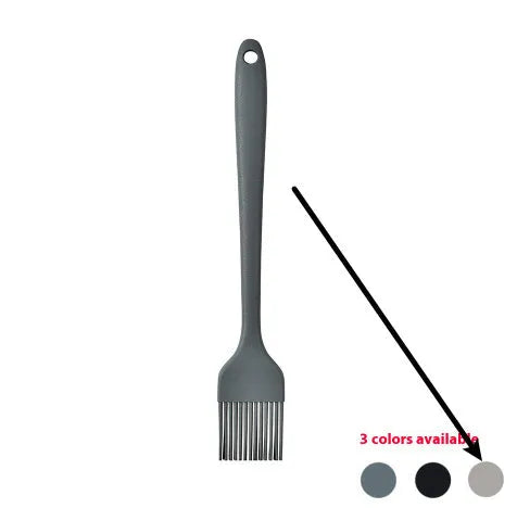 12 piece silicone kitchen utensil set with rotating storage bucket in black, dark grey or khaki colours