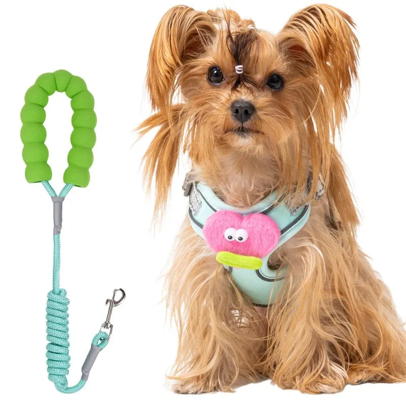 No pull dog harness with multifunction leash, soft adjustable vest, reflective stitching, breathable mesh, for medium dogs, multiple colours available