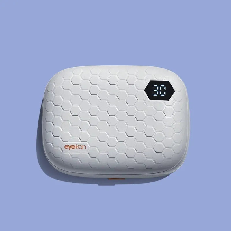Automatic ultrasonic glasses cleaning machine in plastic housing with 85x65x30mm dimensions