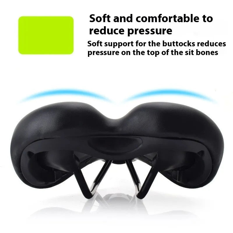 Bicycle saddle cushion with hollow design measuring 270mm by 180mm in 3147 colour