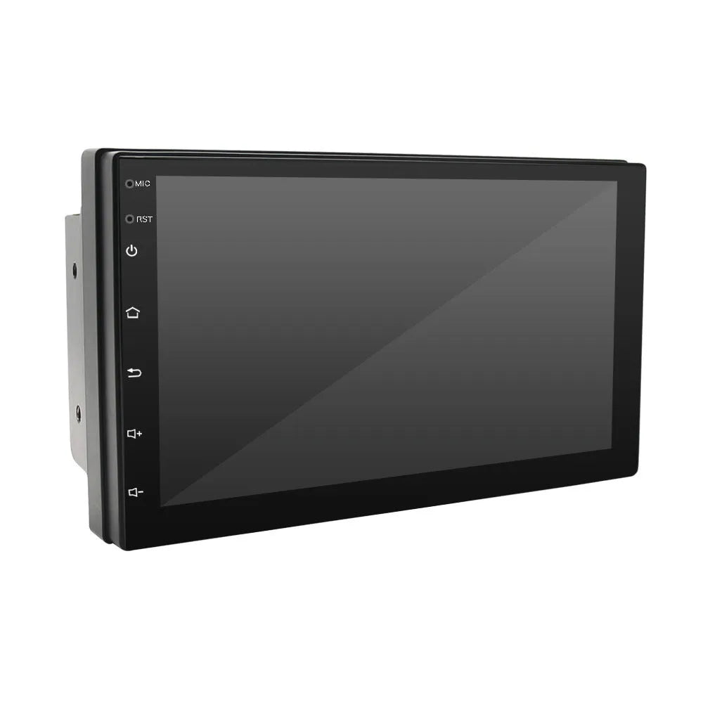 Universal black car MP5 player with 7-inch screen for GPS navigation and radio