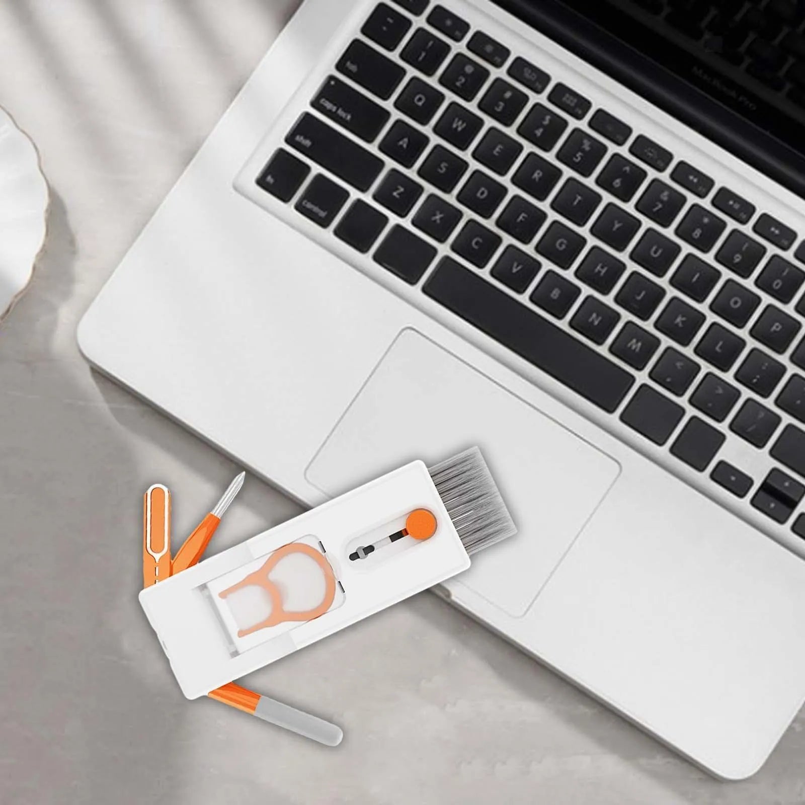 11-in-1 portable Bluetooth headset cleaning pen with ABS body in transparent finish