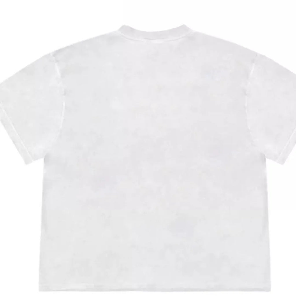 Women's loose fit blueberry print t-shirt in ice oxygen cotton fabric, short sleeves and round neck.