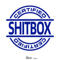 13x12cm vinyl car sticker showing decorative design in one of ten available colours