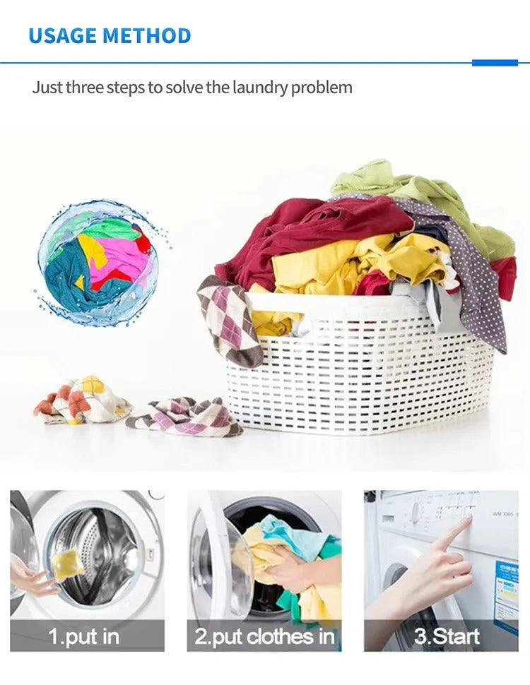 11g multi-purpose 5-chamber liquid laundry capsules for instant dissolution
