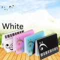 ABS piano music folder with transparent insert in black colour