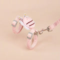 Teddy bee shaped adjustable cat rope leash in polyester material