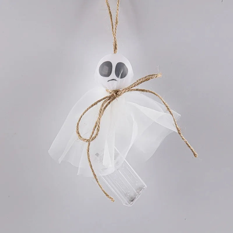Halloween ghost LED lighting chain with colourful lights and battery box