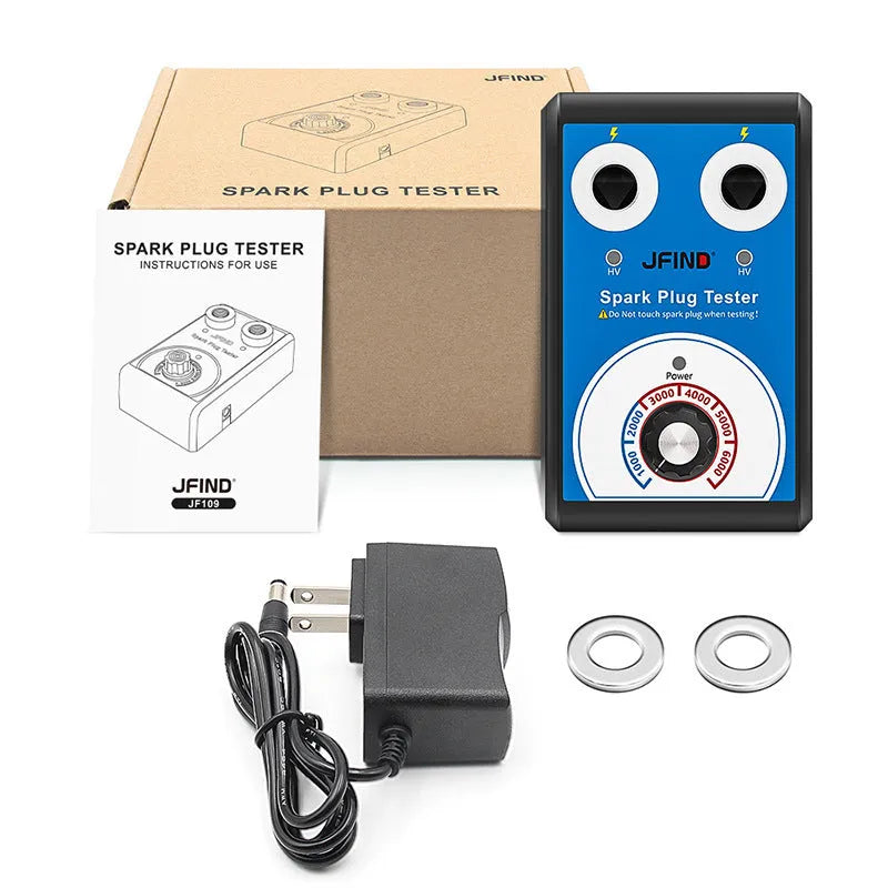 Car double-hole plug ignition system detector for spark plug fault diagnosis