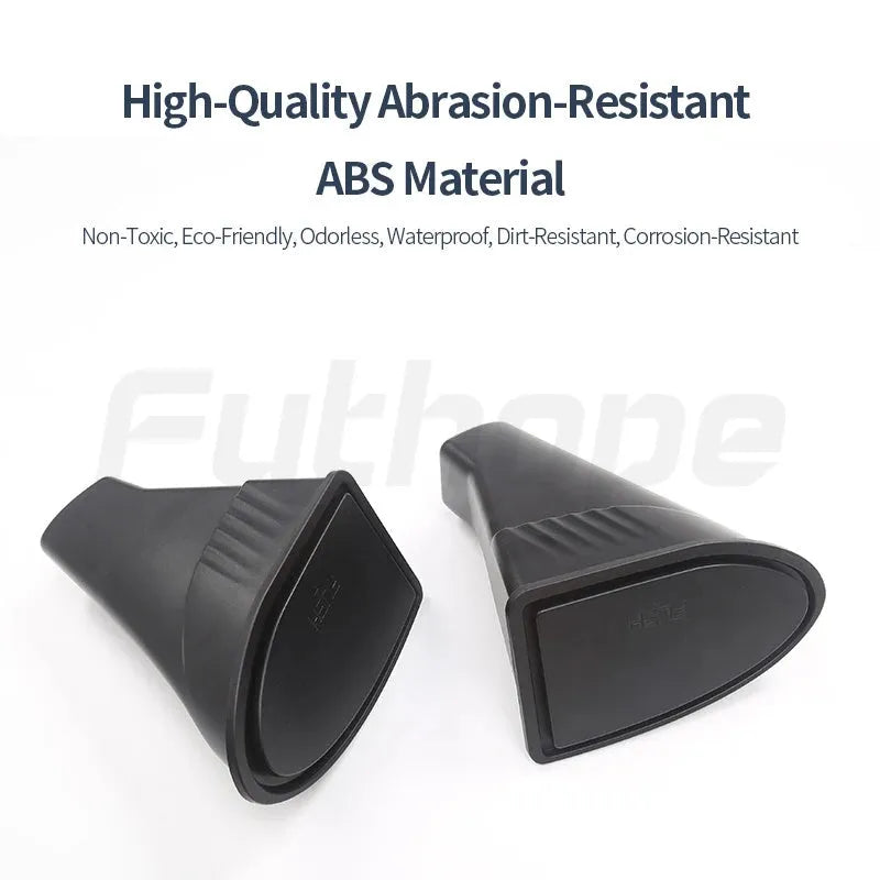 Black ABS plastic car door trash cans for Tesla Model Y front door pockets