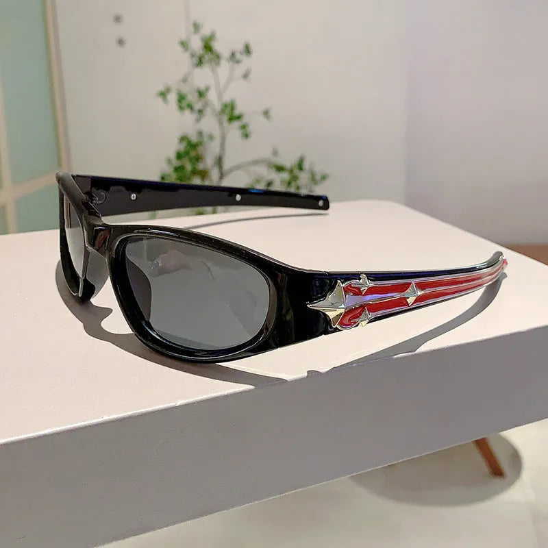 Polycarbonate sports sunglasses in multiple colour options with Category 3 lenses for outdoor protection