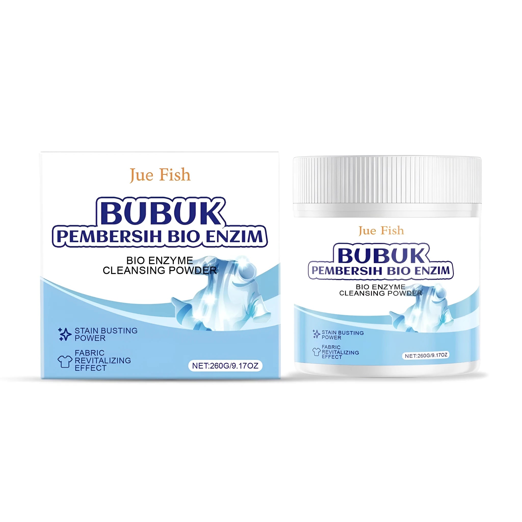 260g pack of bio enzyme cleansing powder laundry detergent