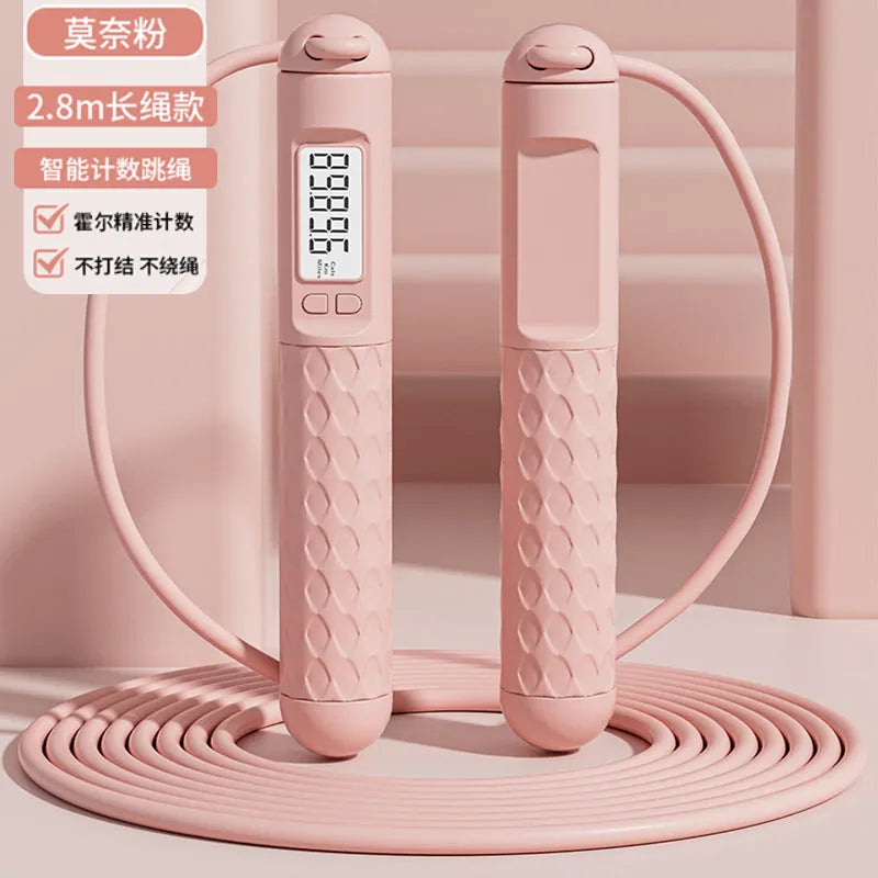 ABS plastic skipping rope with bearing mechanism in various colour options for fitness training