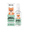 120ml bottle of pet oral spray for dogs and cats with chlorhexidine and mint.