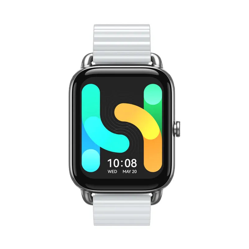 HAYLOU RS4 Plus smart sports watch with AMOLED display shown in black colour option