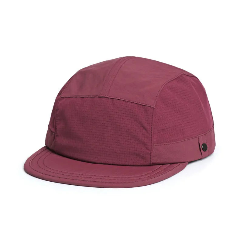 Dome crown soft tongue sun hat in Army Green colour, made from quick-drying polyester fabric.