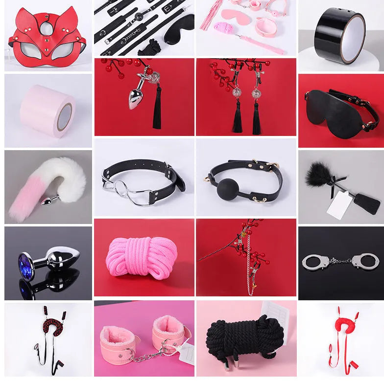 Pink PU leather anal docking plug toy on white background, 10cm length, beginner friendly