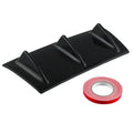 Automotive universal rear spoiler made of ABS plastic in bright black finish for GM cars