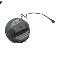 Black plastic snap-in fuel tank cap for Toyota vehicles replacement part