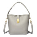 Multi-layer single shoulder bag in soft PU leather with nylon lining and 3D outer pocket