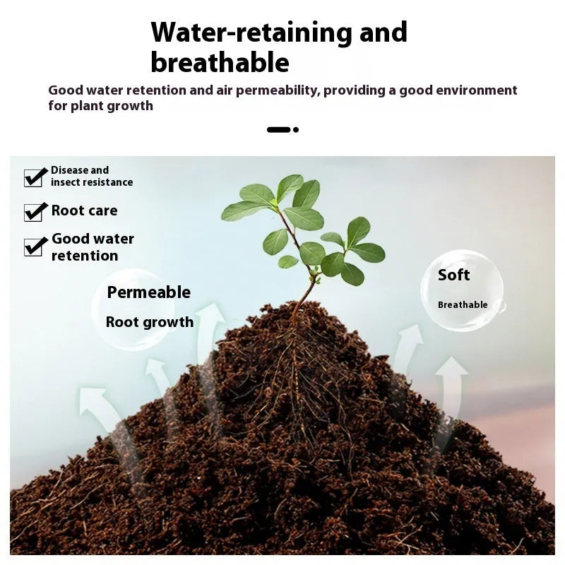 Nutrient soil blocks for vegetable planting in various sizes showing particle texture