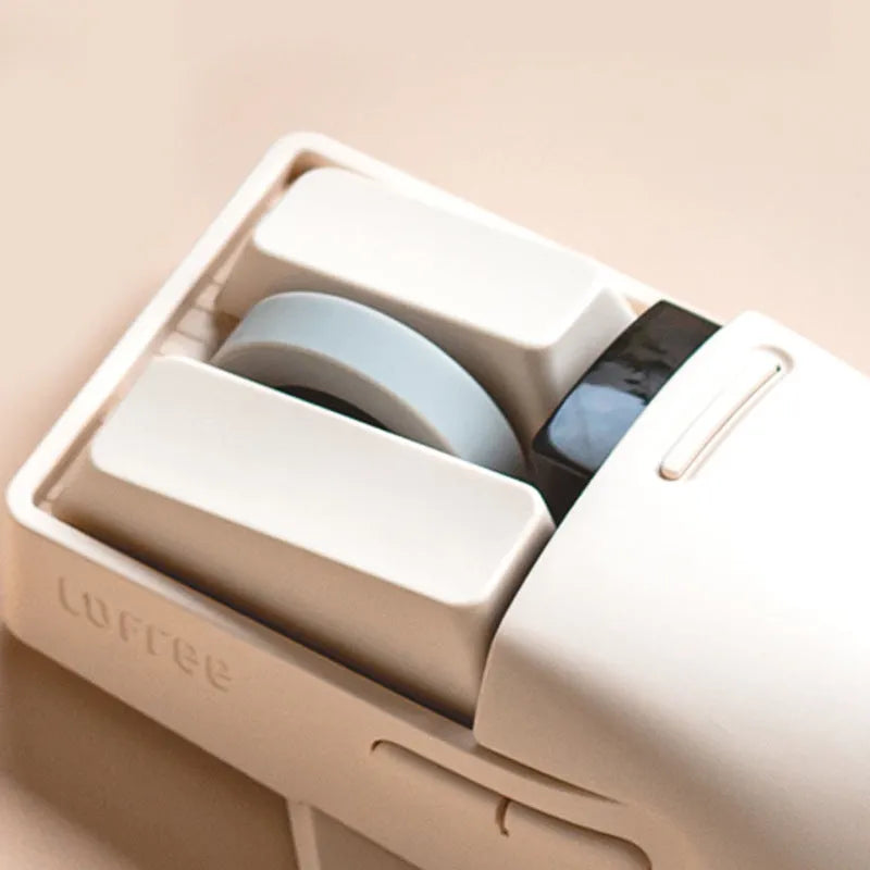 Xiaoqiao wireless mouse in standard size with seven buttons, four-way scroll wheel, and Type-C charging port