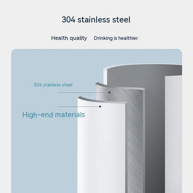 Rechargeable 360ml smart magnetic automatic stirring coffee cup in white with stainless steel interior