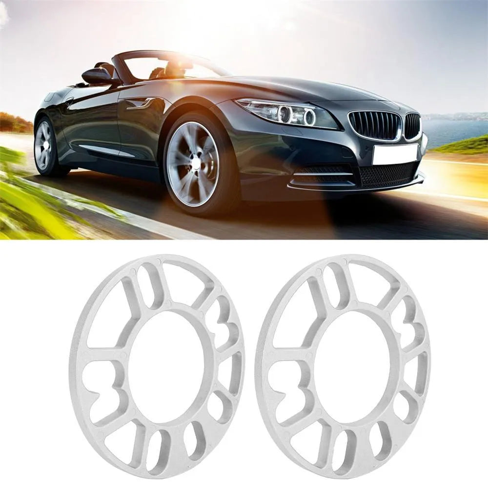Automotive wheel hub widening gasket for brake clearance in five thicknesses