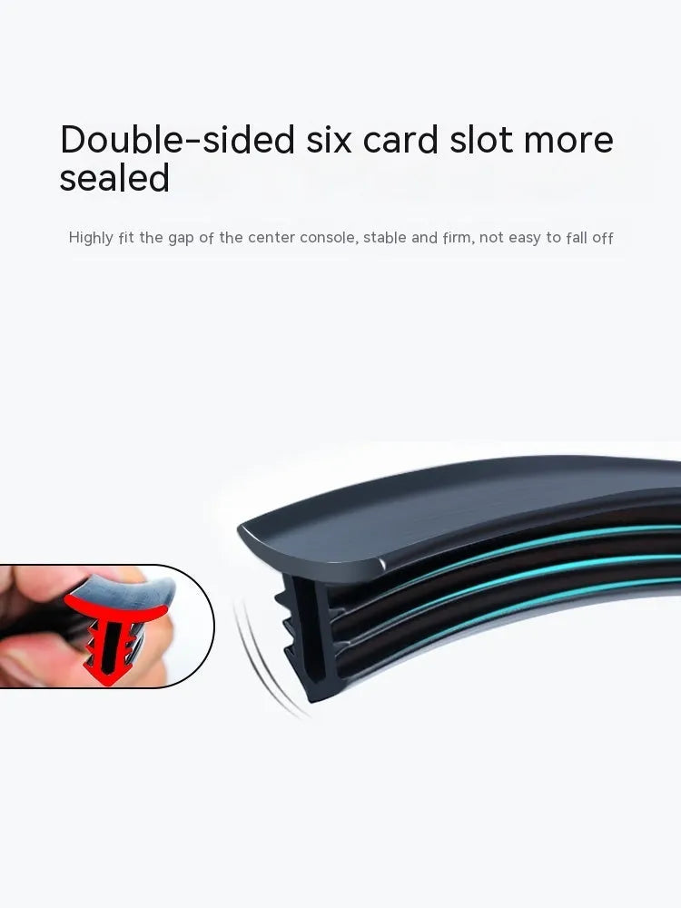 Outlander dashboard silicone seal strip with six card slots measuring 1.6 metres