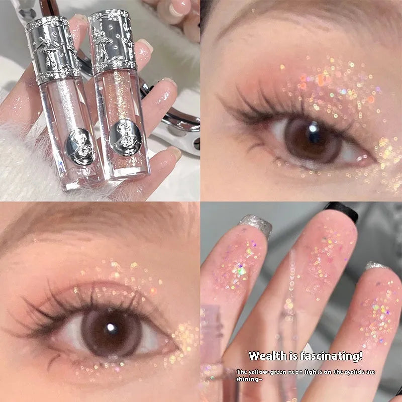 Ballet liquid eye shadow in fantasy colours for stage makeup and performance