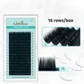 Women's soft velvet false eyelashes in artificial fibre with length options from 7mm to 15mm