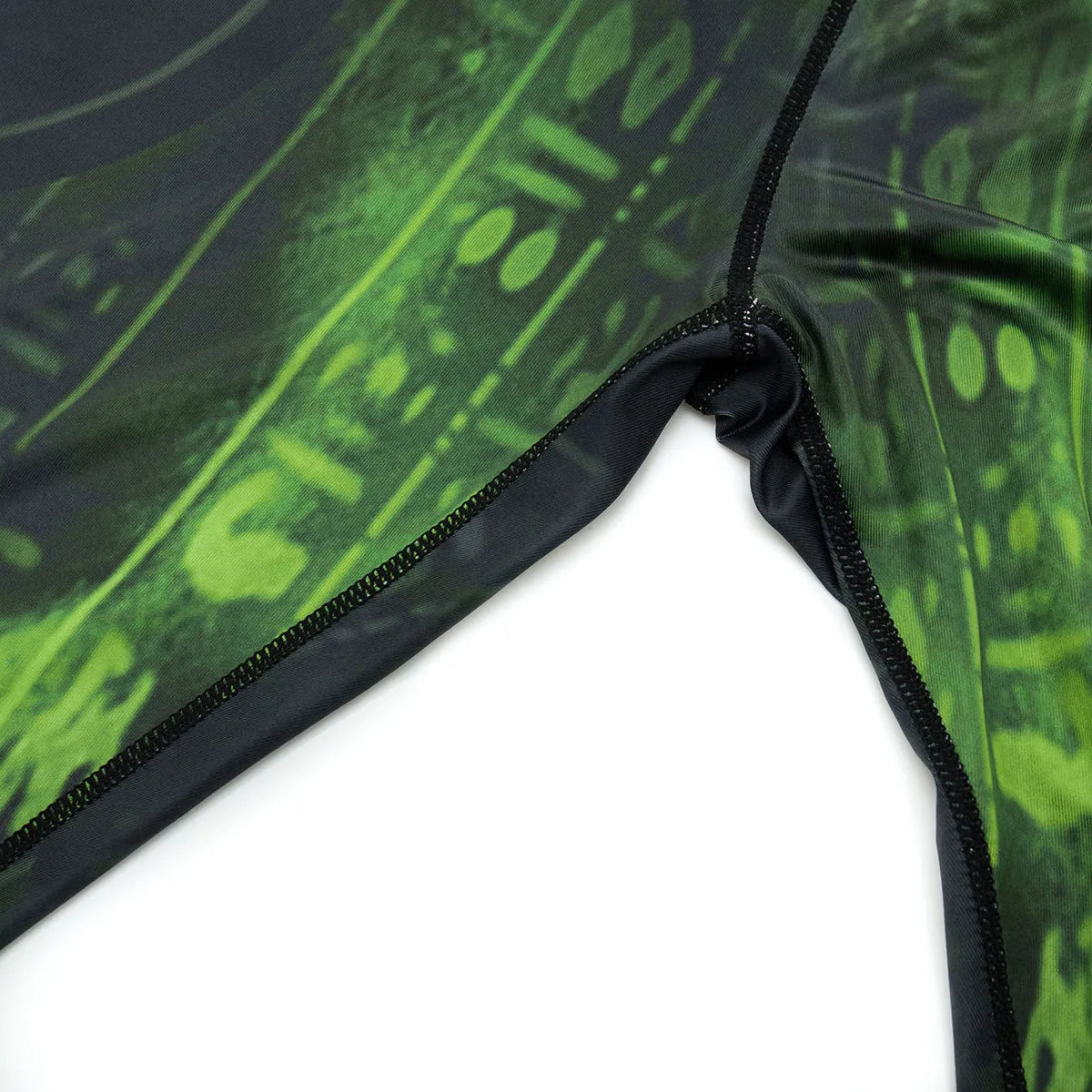 Men's ZF016 printing design polyester sports stretch suit set, slim fit top and trousers for running.
