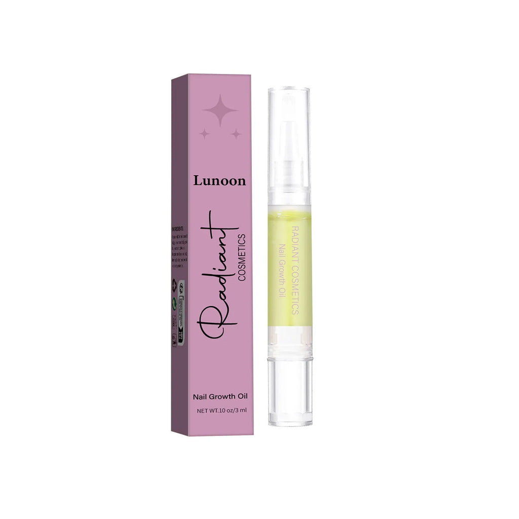 3ml bottle of wash-free nail growth oil for strengthening and moisturising treatment