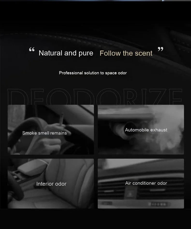 Car aromatherapy solar decoration perfume with 10-20ml net content and odour removal